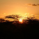 Sun sets are always dramatic and stunning on the African continent