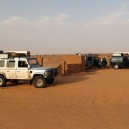 Our vehicles equipped and on their way to Cairo to start the World record attempt Cairo to Cape by foot