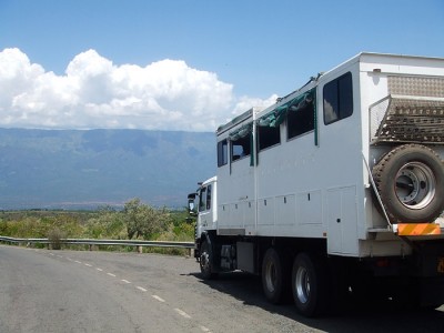 overland custom built safari truck