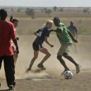 There is nothing like a game of football to dissolve cultural barriers. We love stopping for a game at a local school on our school trip safaris.