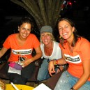 Girls having a great time in Africa on a budget safari with Africa Expedition Support